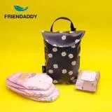 Friendaddy】韓國防水推車掛袋 - 黑色小雛菊