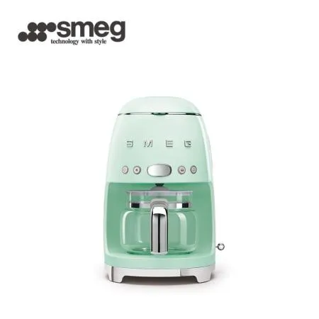 【SMEG】義大利濾滴式咖啡機-粉綠色