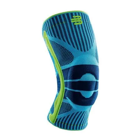 BAUERFEIND 專業運動護膝-護具  保爾範 德國製 水藍螢光綠