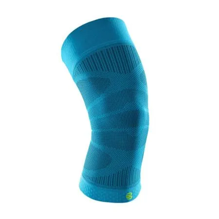BAUERFEIND 專業運動壓縮護膝束套-護具  保爾範 德國製 水藍螢光綠
