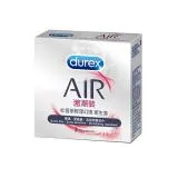 【Durex 杜蕾斯】AIR輕薄幻隱激潮裝保險套(3入)