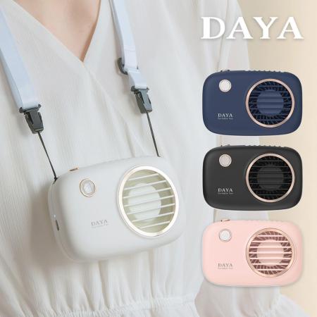 【DAYA】 相機造型上吹式頸掛風扇