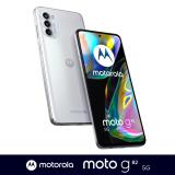 Motorola g82 5G (6G/128G) -加送側翻皮套+玻璃保貼~內附保護套 炫光百合白銀