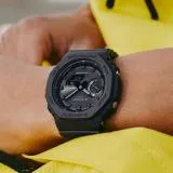 CASIO 卡西歐 G-SHOCK 極簡八角 太陽能電力智慧藍牙手錶 GA-B2100-1A1