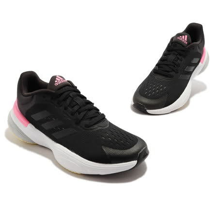 adidas 慢跑鞋 Response Super 3 W 黑 粉紅 女鞋 愛迪達 GW6690