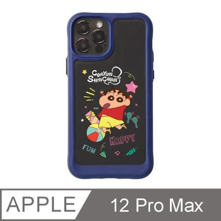 iPhone 12 Pro Max 6.7吋 蠟筆小新多彩黑板系列X-SUP防摔iPhone手機殼 