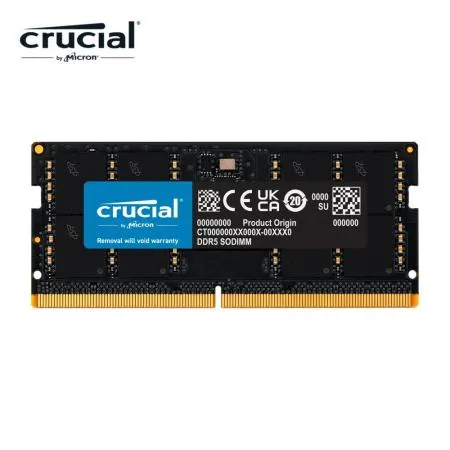 美光Micron Crucial NB-DDR5 4800/ 32G 筆記型RAM 內建PMIC電源管理