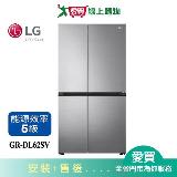 LG樂金653L敲敲看門中門對開冰箱GR-DL62SV 含配+安裝【愛買】