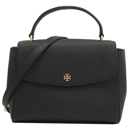 TORY BURCH 84728 經典LOGO防刮手提兩用包.黑