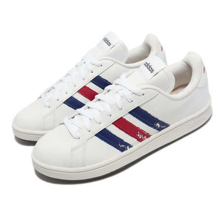 Adidas 休閒鞋 Grand Court Beyond 男鞋 女鞋 白 皮革 三線 Logo 經典 愛迪達 GX5761