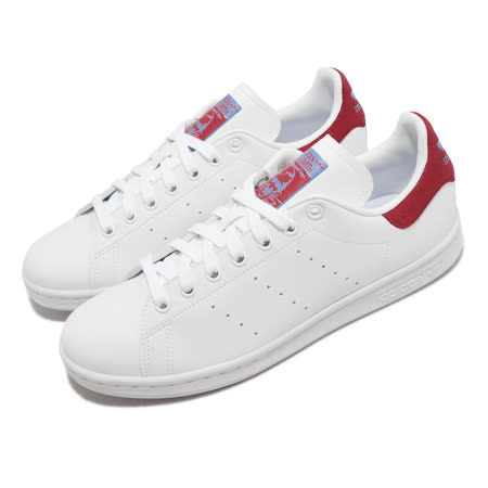 Adidas 休閒鞋 Stan Smith 男鞋 女鞋 白 紅尾 皮革 經典 史密斯 愛迪達 GY1042