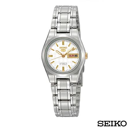 精工SEIKO
 5系列 不銹鋼 自動機械機芯 女錶 SYMH17J1