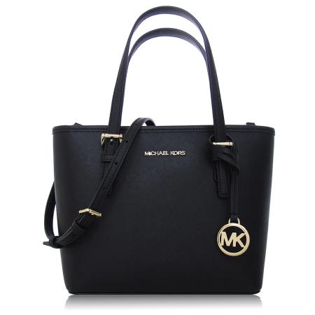 Michael Kors 
十字紋皮革托特包