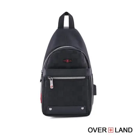 OVERLAND - 美式十字軍 - 格紋美式隨行單肩胸包 - 5606