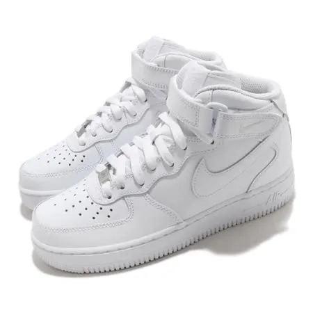 NIKE 女鞋 經典 白FORCE  WMNS AIR FORCE 1 07 MID -DD9625100