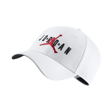 Nike Air Jordan 帽子 白 紅 黑 飛人 老帽 11代 男女款 CK1248-100