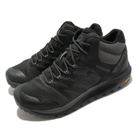 Merrell 登山鞋 Nova 2 Mid GTX 男鞋 黑 灰 防水 戶外鞋 ML067257