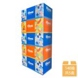 【Kleenex 舒潔】絲柔三層盒裝面紙 140抽x5盒