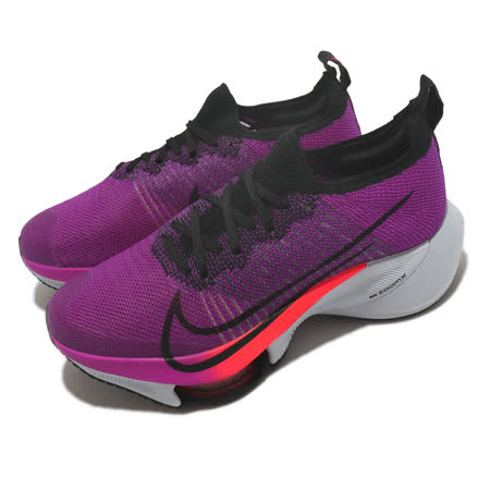 Nike 慢跑鞋 Air Zoom Tempo Next FK 女鞋 螢光紫 氣墊 運動鞋 CI9924-501