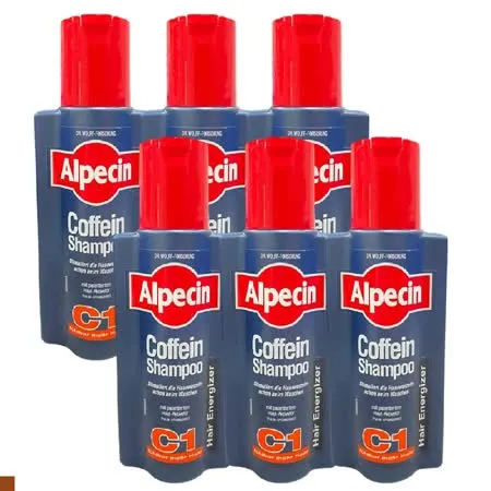 德國 Alpecin C1 咖啡因洗髮精 洗髮露 髮現工程 250ml 6入組