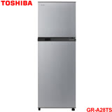 【福利品】東芝231公升一級變頻雙門冰箱GR-A28TS(S)