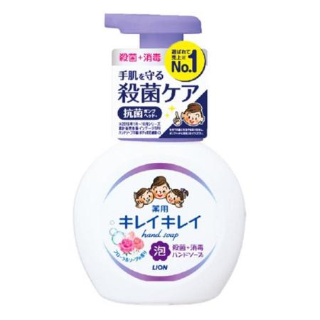 日本 Lion KireiKirei 泡沫洗手乳250ml(花香)