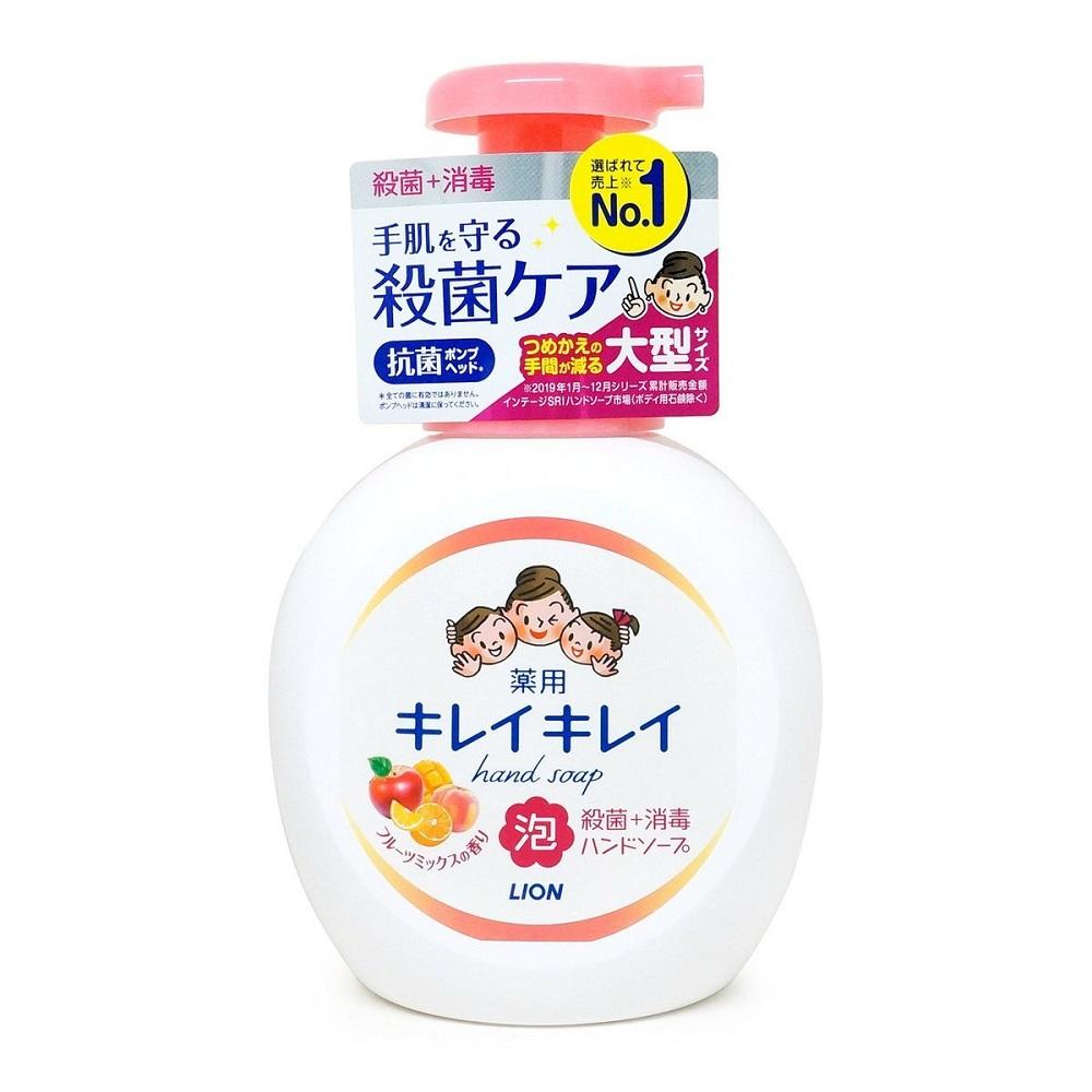 日本 Lion KireiKirei 泡沫洗手乳250ml(綜合果香)