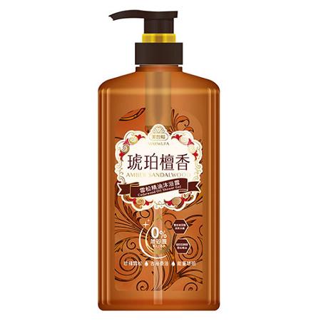 美吾髮琥珀檀香雪松精油沐浴露700ml