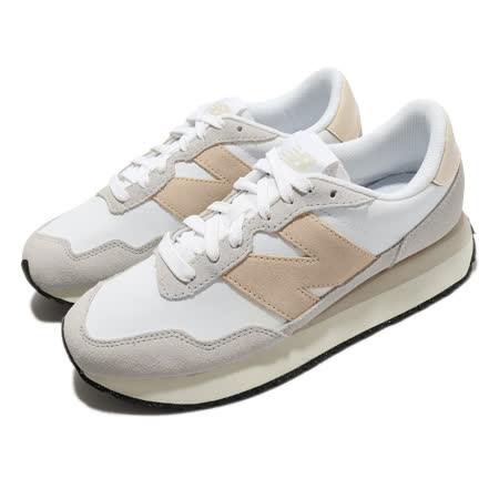 New Balance 休閒鞋 237 女鞋 米白 奶茶 復古玫瑰 NB 紐巴倫 WS237RAB