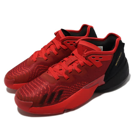 adidas 籃球鞋 D.O.N. Issue 4 男鞋 紅黑 米契爾 輕量 GX6886
