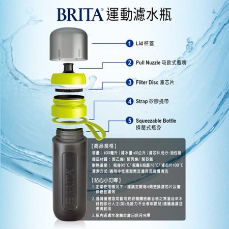 【德國 BRITA】MAXTRA Plus濾芯-去水垢專家9入 送隨身濾水瓶(桃紅/藍色)