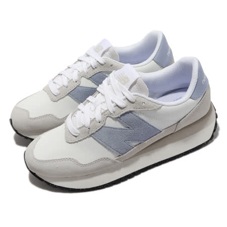 New Balance 休閒鞋 237 女鞋 白 水藍 寶寶藍 NB 紐巴倫 WS237RCB