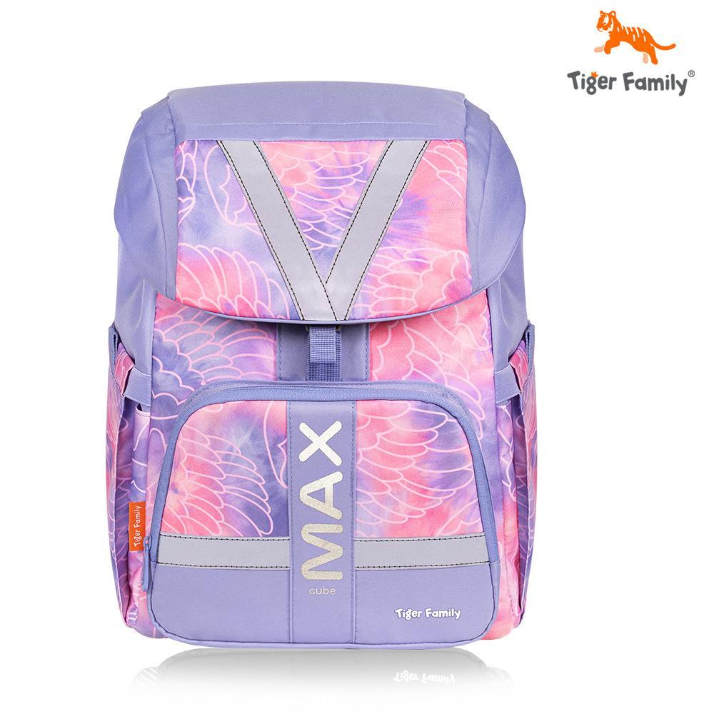 Tiger Family MAX酷玩系列超輕量護脊書包-羽翼粉紫