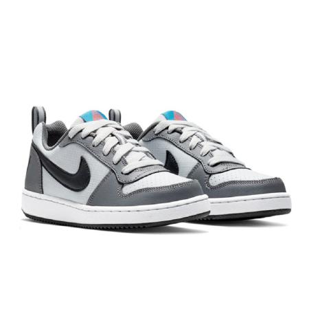 NIKE Court Borough 2 小dunk 灰底 藍標 GS 女鞋大童鞋  839985-006