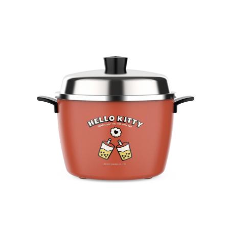 【TATUNG 大同】11人份HELLO KITTY珍珠奶茶不鏽鋼電鍋(TAC-11L-MBIKT)