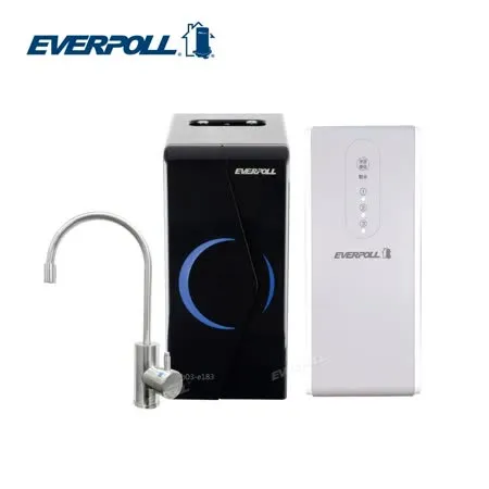 【EVERPOLL】廚下型雙溫無壓飲水機+直出RO淨水器(EP-168+RO-600)