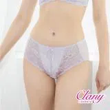 可蘭霓Clany 蕾絲雙色透氣M-XL內褲 灰色 5952-61 台灣製 性感