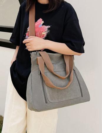 特樂生活
休閒帆布手提包斜挎包