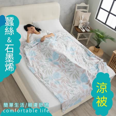 【eyah】
蠶絲x石墨烯鋪棉涼被(水洗綿工藝)