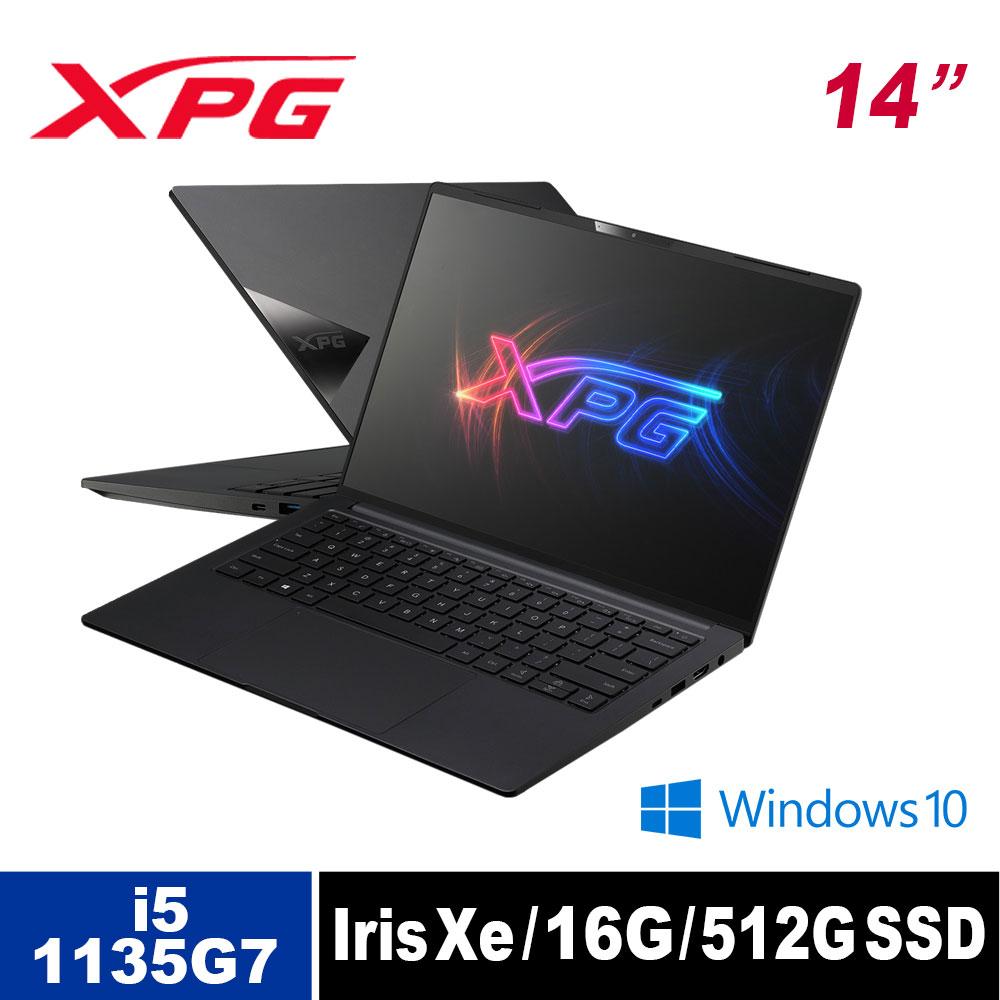 威剛 XPG XENIA14I5G11GXELX-BKCUS 14吋輕薄生活筆電(Windows Home)