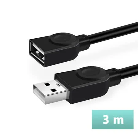 USB2.0 A公對A母延長線-3米