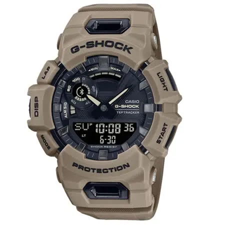 G-SHOCK 智慧藍牙 運動訓練 雙顯錶 樹脂錶帶 防水200米 (GBA-900UU-5A)