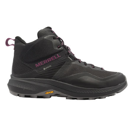 Merrell 登山鞋 MQM 3 Mid GTX 女鞋 極致黑 紫 防水 越野 戶外 郊山 ML135520