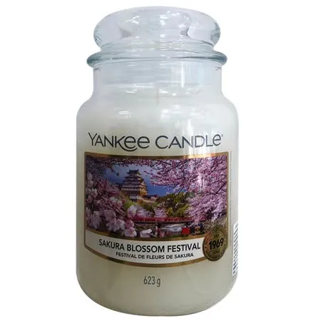 YANKEE CANDLE 香氛蠟燭 623g-櫻花祭