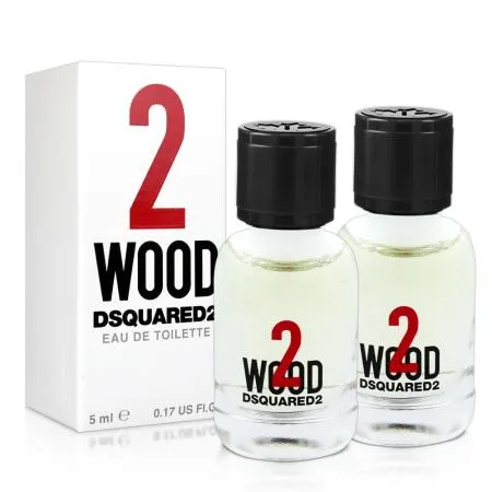 DSQUARED2 WOOD 天性２淡香水小香(5ml)X2入