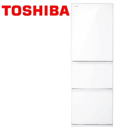 【促銷】TOSHIBA東芝 366L鏡面白三門冰箱 GR-RB469WE-PGT(21) 送安裝