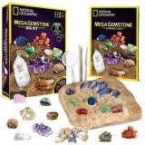 NATIONAL GEOGRAPHIC國家地理:成為小小收藏家MEGA GEMSTONE DIG KIT挖掘寶石15塊組