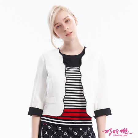 CLL巧玲瓏
 花瓣造型短版小外套