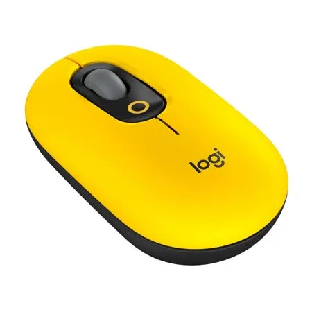 【快速到貨】羅技Logitech POP MOUSE無線藍牙滑鼠(酷玩黃)*