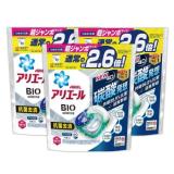 【日本 ARIEL】4D超濃縮抗菌洗衣膠囊/洗衣球 31顆袋裝 x3 (抗菌去漬型) (共93顆)